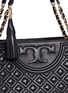  - TORY BURCH - 'Fleming' quilted leather shoulder bag