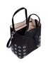 Detail View - Click To Enlarge - TORY BURCH - 'Block-T Grommet' nano drawstring tote