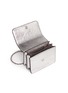 - TORY BURCH - Mini crinkled metallic leather crossbody bag