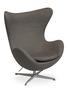 Main View - Click To Enlarge - MANKS - Egg™ easy chair – Light Grey