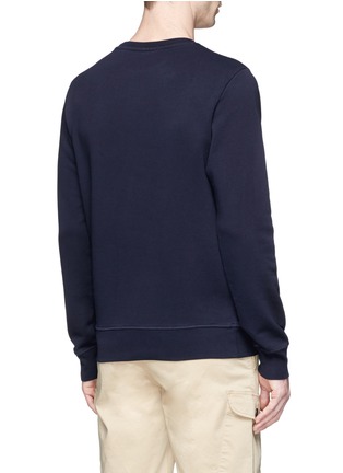 Back View - Click To Enlarge - SCOTCH & SODA - Beetle appliqué cotton sweatshirt