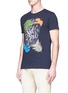 Front View - Click To Enlarge - SCOTCH & SODA - Tropical leave print cotton T-shirt