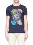Main View - Click To Enlarge - SCOTCH & SODA - Tropical leave print cotton T-shirt