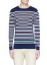Main View - Click To Enlarge - SCOTCH & SODA - Contrast stripe cotton sweater