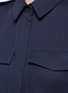 Detail View - Click To Enlarge - VICTORIA, VICTORIA BECKHAM - Ribbon trim cuff shirt dress