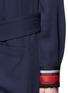 Detail View - Click To Enlarge - VICTORIA, VICTORIA BECKHAM - Ribbon trim cuff shirt dress