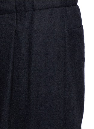 Detail View - Click To Enlarge - ATTACHMENT - Wide leg wool cashmere blend pants