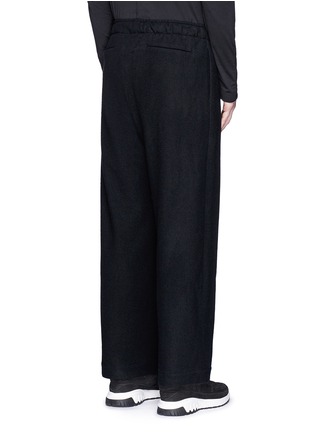 Back View - Click To Enlarge - ATTACHMENT - Wide leg wool cashmere blend pants