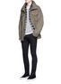 Figure View - Click To Enlarge - ATTACHMENT - Skinny fit cotton twill pants