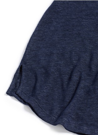 Detail View - Click To Enlarge - VINCE - Linen slub jersey T-shirt