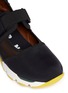 Detail View - Click To Enlarge - MARNI - Strap mesh techno fabric sneakers