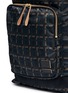 Detail View - Click To Enlarge - MARNI - x PORTER check print techno fabric drawstring backpack