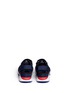 Back View - Click To Enlarge - MARNI - Strap mesh techno fabric sneakers
