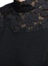 Detail View - Click To Enlarge - 3.1 PHILLIP LIM - Guipure lace panel French terry sleeveless sweatshirt