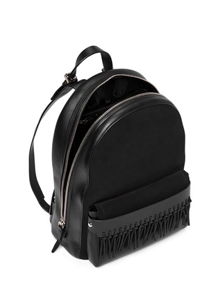 Detail View - Click To Enlarge - 3.1 PHILLIP LIM - 'Bianca' mini fringe pocket leather backpack