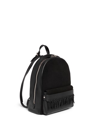Front View - Click To Enlarge - 3.1 PHILLIP LIM - 'Bianca' mini fringe pocket leather backpack