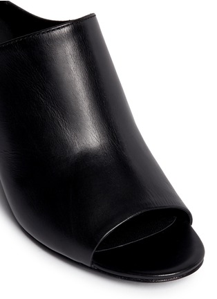 Detail View - Click To Enlarge - 3.1 PHILLIP LIM - Open toe calfskin leather mules