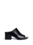Main View - Click To Enlarge - 3.1 PHILLIP LIM - Open toe calfskin leather mules