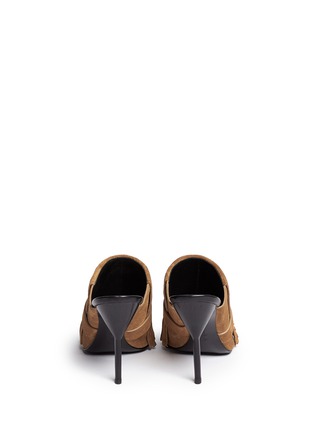 Back View - Click To Enlarge - 3.1 PHILLIP LIM - 'Martini' fringe suede mules