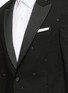 Detail View - Click To Enlarge - NEIL BARRETT - Rubberised star print tuxedo blazer