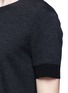 Detail View - Click To Enlarge - NEIL BARRETT - Contrast cuff double face wool sweater