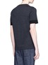 Back View - Click To Enlarge - NEIL BARRETT - Contrast cuff double face wool sweater