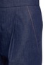Detail View - Click To Enlarge - EMILIO PUCCI - Pleat front chambray wide leg pants