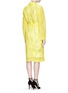 Back View - Click To Enlarge - EMILIO PUCCI - Logo embroidery double tulle overcoat