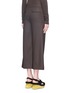 Back View - Click To Enlarge - THEORY - 'Raoka' virgin wool blend stretch flannel culottes