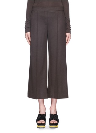 Main View - Click To Enlarge - THEORY - 'Raoka' virgin wool blend stretch flannel culottes
