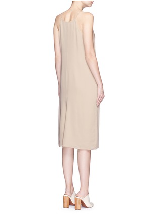 Back View - Click To Enlarge - THEORY - 'Kyun' silk georgette camisole dress