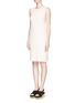 Front View - Click To Enlarge - THEORY - 'Jevette T' wool blend rib knit dress