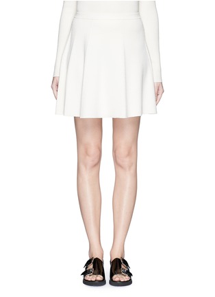 Main View - Click To Enlarge - THEORY - 'Arryn' slot seam flare mini skirt