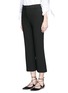 Front View - Click To Enlarge - TIBI - 'Alain' cropped wide leg pants
