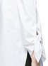 Detail View - Click To Enlarge - TIBI - Off-shoulder satin poplin tunic