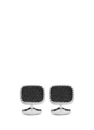 Main View - Click To Enlarge - TATEOSSIAN - 'Drusy' rock crystal cufflinks