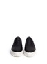 Figure View - Click To Enlarge - ASH - 'Kurt' perforation leather skate slip-ons
