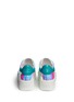 Back View - Click To Enlarge - ASH - 'Cult' holographic leather flatform sneakers