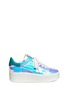 Main View - Click To Enlarge - ASH - 'Cult' holographic leather flatform sneakers