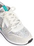 Detail View - Click To Enlarge - ASH - 'Dean' glitter suede wedge sneakers