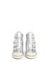 Figure View - Click To Enlarge - ASH - 'Genial' metallic leather strap sneakers