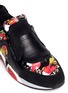 Detail View - Click To Enlarge - ASH - 'Hop' floral panel leather sneakers