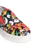 Detail View - Click To Enlarge - ASH - 'Jungle' floral print leather skate slip-ons