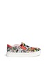 Main View - Click To Enlarge - ASH - 'Jungle' floral print leather skate slip-ons