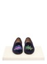 Figure View - Click To Enlarge - STUBBS & WOOTTON - 'Boom Pow' velvet slip-ons