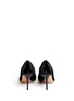 Back View - Click To Enlarge - CHARLOTTE OLYMPIA - Kitty velvet pumps