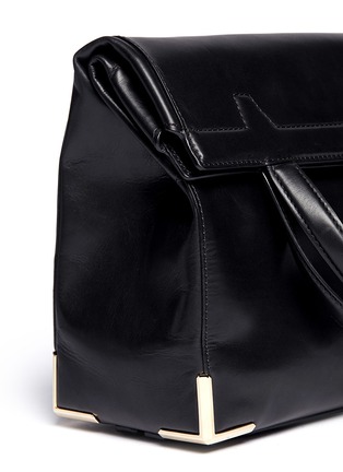 Detail View - Click To Enlarge - ALEXANDER WANG - Prisma leather two-way lunch bag