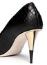 Detail View - Click To Enlarge - 73426 - Snakeskin-effect leather pumps