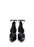 Figure View - Click To Enlarge - ALEXANDER WANG - Mila cutout lace-up ankle booties
