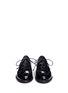 Front View - Click To Enlarge - STUART WEITZMAN - 'Mr Gill' cutout throat leather ghillie brogues
